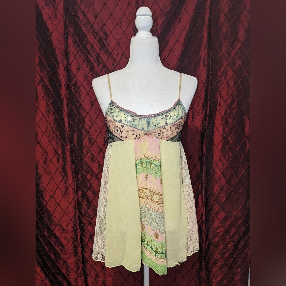 Wetseal boho sequin top
